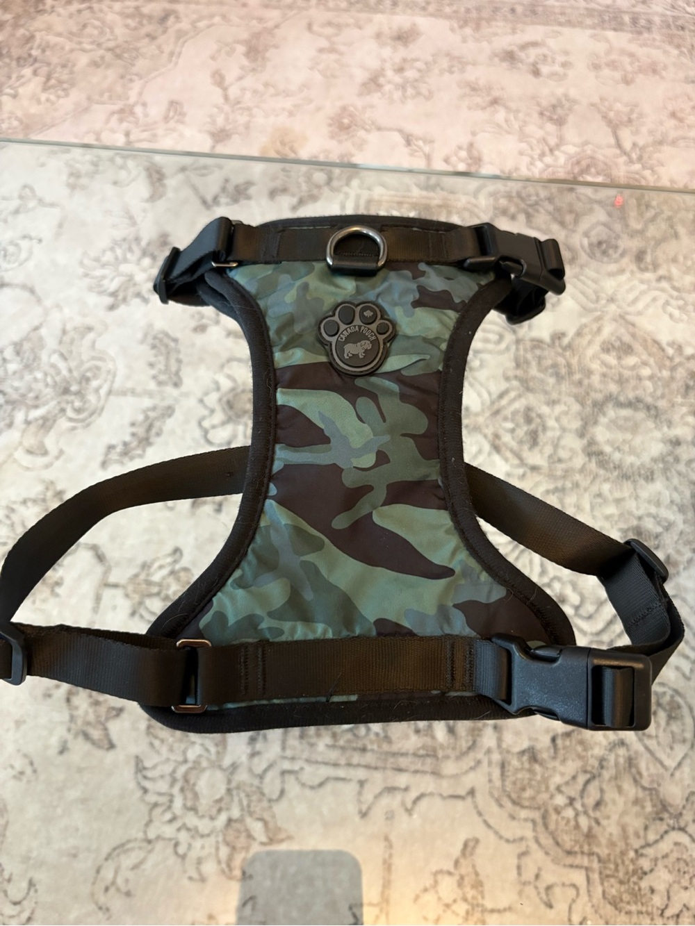 Canada Pooch Water-Resistant Everything Harness | Camo | Small